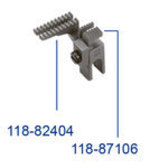 JUKI MO-3616-DD6 зубчатая рейка (3,2*3,3) WITH Прижимная лапка с пальцемAND ARMОграничитель (118-82404)